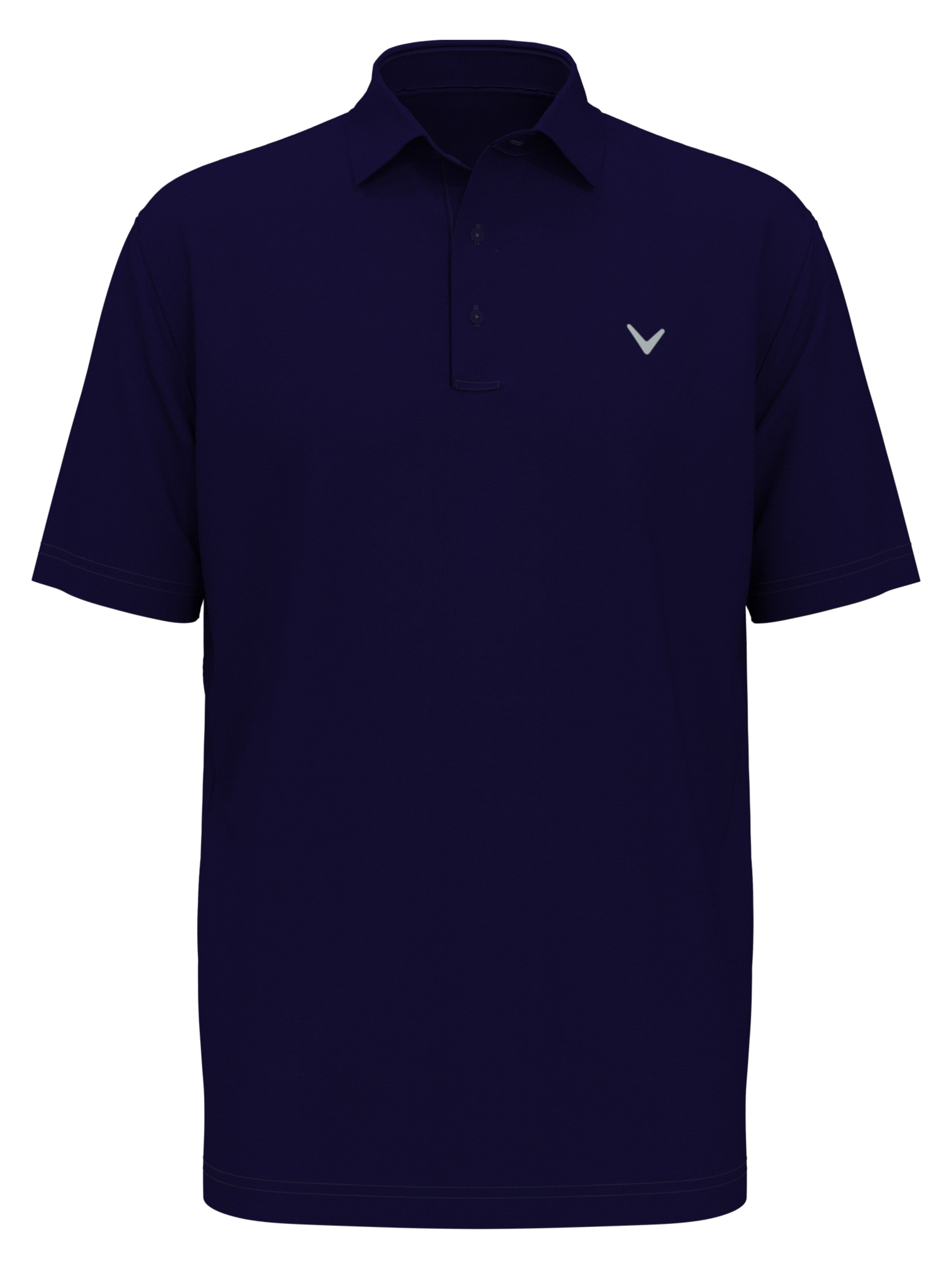 Big & Tall Micro Hex Solid Golf Polo-Polos-Navy-1X-Callaway