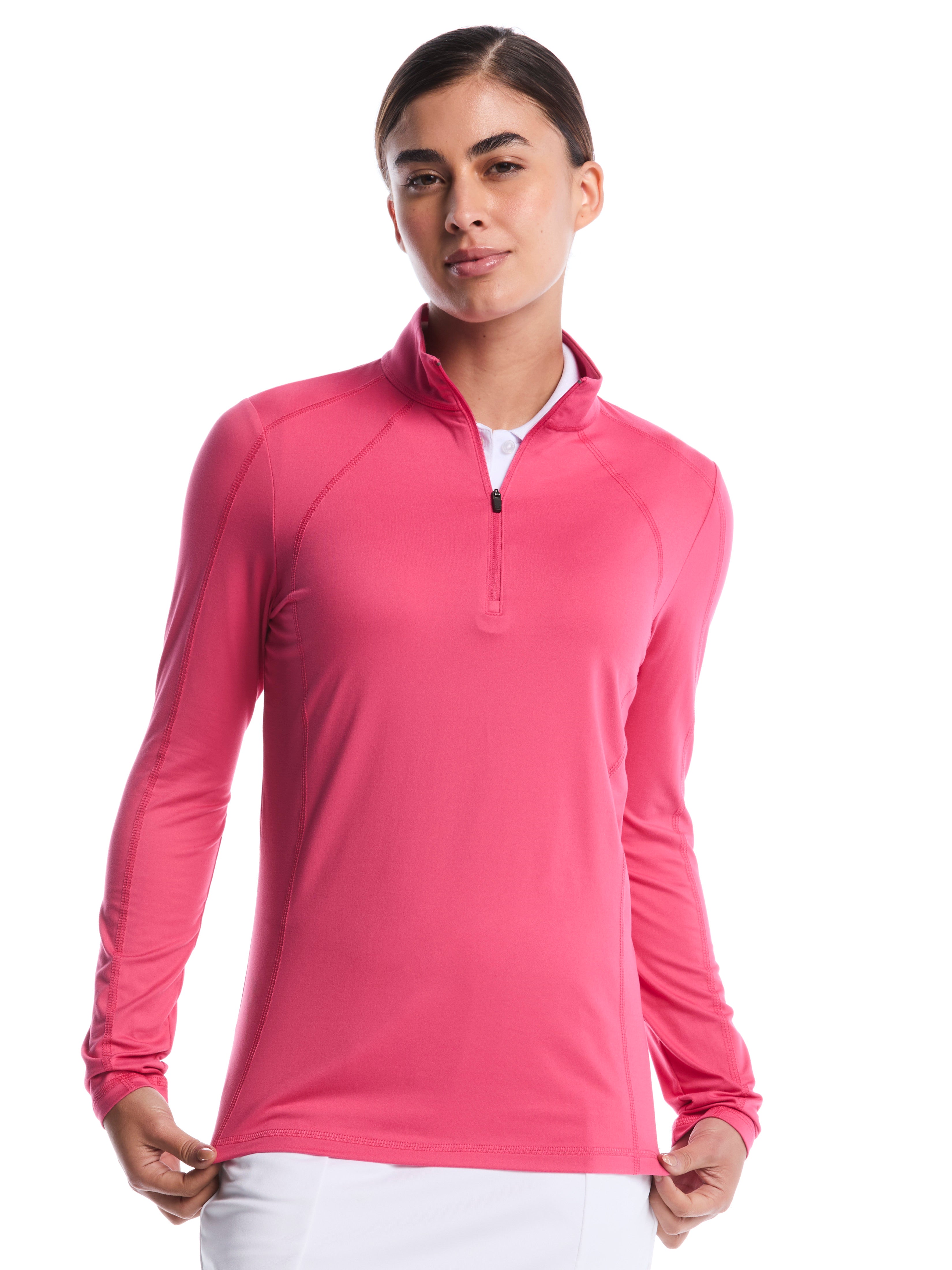 Womens Brushed Heather Pullover (Spring Lavender) 